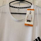 Adidas Gfx Shirt Men s Xxl White Black Team Logo Training Nwt