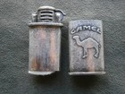 Joe Camel Vintage Cigarette Lighter Metal Burnished Finish   Unused   49 2g