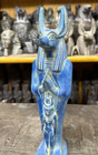 Rare Ancient Egyptian Antiquities Statue 11 8  Of Anubis God Of Mummification Bc
