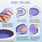 Paraffin Wax Refills  10 Packs Lavender Paraffin Wax For Hands And Feet Elbows  
