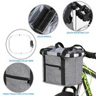 Bicycle Front Basket Pet Carrier Travel Foldable Frame Bag For Dog Cat Bike Ride