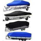Waterproof Boat Cover Heavy Duty Dust Trailerable V-hull Runabout Fishing Ski