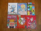 Lot 6 Vintage  Coloring Book Books  Peter Longears  Little Princess  Story Time 