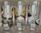 Vintage Looney Tunes Pepsi Collector Glasses Yosemite Sam  Elmer Fudd  Pepe Le P