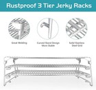 Us Stock Jerky Racks For Traeger Pro 575 22 34  Pit Boss  3 Tier Stainless