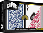 1546 Design 100  Plastic Playing Cards  Poker Size  standard  Red blue  regular
