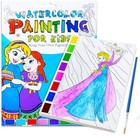 Watercolor Coloring Book For Kids  Paint With Water- Magic Paint Set Water Paint