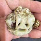 Ancient China  Exquisite Jade  Pure Hand Carving  Hetian Jade  Snuff Bottle