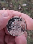 1965 Silver Proof Canada Fifty Cents Coin With Mega Frosted Unc Cameo