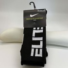 Elite Everyday Cushioned Crew Socks Unisex Black Size M 3 Pair