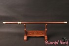 Chinese Sword Tang Dao Folded Steel Sharp Blade Rosewood Scabbard Handle Katana