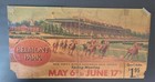 Belmont Park Horse Racing Poster Trolley Bus Lirr Equestrian Long Island Ny 1950
