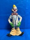 4 Vintage Clown Cardboard Puzzles  Ceramic Clown    50 s Era  Clown