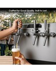 Stainless Steel Draft Portable Kegerator Jockey Box Cooler With 4 Taps