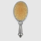 Gucci Hairbrush Silver Plated Gg   Eagle Engraved Fashion Collectible