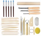 Pottery Tools  44pcs Ceramic Clay Sculpting Tools Set With Plastic Case  For