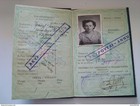 Greece Rare Expired Cancelled Passport 1952 Of A Bank Clerk W 16 Revenues  28