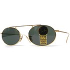 Nos Vintage Ray-ban   Bausch   Lomb W1696 Sunglasses - Usa 1980 s - Rare - Gold