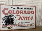 Colorado Fence Silo Corn Sign Feed Grain Dairy Farm Milk Barn Cow Indian Pasture