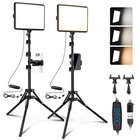 2-pack Led Video Light Kit  Niceveedi Studio Light  2800-6500k Dimmable Photo   
