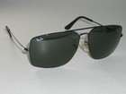 62  14 Vintage B l Ray-ban W0503 Shiny Black G15 Explorer Aviator Sunglasses