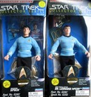 Playmates Star Trek Tos 9  Figure Lot Of 5 Spock Mccoy Pike Sulu Borg Mib