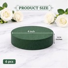 Floral Foam Round Blocks For Flower Arrangements  Green Florist Flower Foam F   