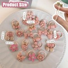 20 Pcs Light Pink Small Dog Hair Bows With Rubber Bands Puppy Bows For Ears C   
