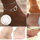 Women Anklet Star Chain Ankle Bracelet Barefoot Sandal Beach Foot Jewelry   