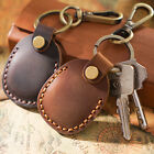 Leather Key Chain Men Car Key Ring Fob Creative Gift Keychain Keyring Card Sets