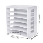 7 Tier Desktop Organizer Paper File Holder Document Storage Rack Office Home New