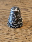 Vintage Taxco Sterling Silver Thimble Jdr 925 Mexico Filigree 1 1 8 