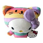 New Gund Sanrio Hello Kitty Rainbow Outfit Plush  size  9 5    