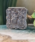 Rare 925 Sterling Silver Angel Pill Box  trinket By Douglas Pell 1993 