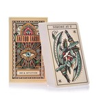 Tattoo Tarot Ink   Intuition 78 Card Deck With Pdf Guidebook Fortune Telling Set