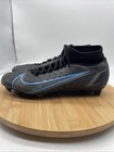 Nike Mens Mercurial Superfly 9 Pro Fg Black Soccer Cleats Size 9 Cv0843-004