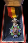 Belgium Medal In Its Box 2nd Class