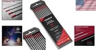 Tig Welding Tungsten Electrode 10 Pack 3 32 Inch Red High Performance Welding