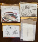 Mixed Lot Of 4 Vintage Quill Art Paper Quilling Kits Numbers 749 405 761 766