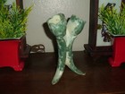 Vintage And Extremely Rare Burley Winter Pottery Tripod Tulip Vase