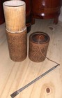 Tribal Powdered Lime Container From Timor Or Dayak Region Of Indonesia