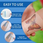 50 Pcs Waterproof Adhesive 4 X 4 Inch  50pcs  4 X 4 Inch Round square  