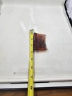 Vintage Faux Tortoise Shell Twisted Hair Comb Gold Tone Trim Wide