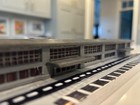 1 400 Scale Model Airport Terminal  with Jetbridges   5   Fits Up To 5 Aircraft 