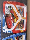 Lot Of 3 Zak  Design  Divided Children Plates Cars Thomas The Train Star Wars Aa
