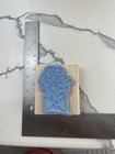 Stampin Up Flowers Envelope Letter Wood Rubber Stamp 