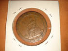 1797 Great Britain Copper Cartwheel Penny - George Iii - Au - Free Shipping