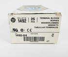 Allen Bradley 1492-h4 Terminal Blocks Ser C  25 Pcs  New 