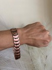 Pure Copper Magnetic Bracelet Men Therapy Balance Energy Arthritis Pain Relief 