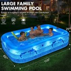 2025 Upgrade Inflatable Pools With Lights  Blow Up Pool Solar Powered